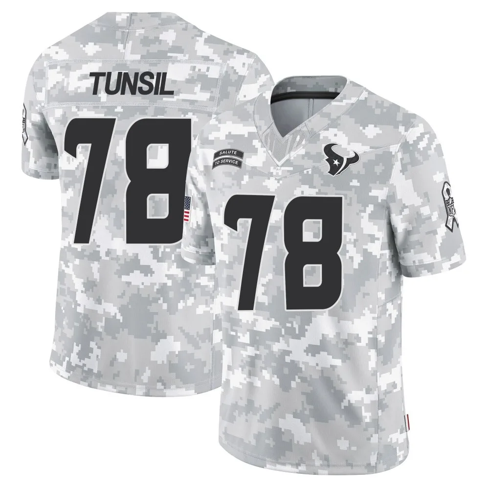 Men's Houston Texans Laremy Tunsil Nike 2024 Salute to Service Limited Arctic Camo Jersey Men's Houston Texans Laremy Tunsil Nike 2024 Salute to Service Limited Arctic Camo Jersey