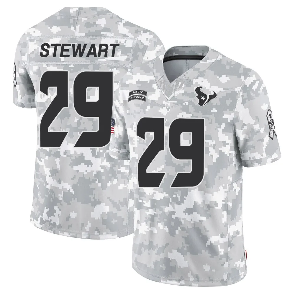 Men's Houston Texans M.j. Stewart Nike 2024 Salute to Service Limited Arctic Camo Jersey Men's Houston Texans M.j. Stewart Nike 2024 Salute to Service Limited Arctic Camo Jersey