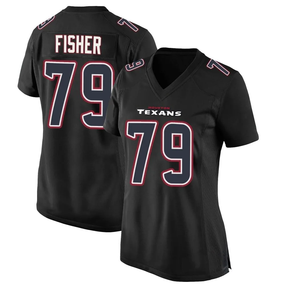 Women's Houston Texans Malik Fisher Nike Fashion Game Black Jersey Women's Houston Texans Malik Fisher Nike Fashion Game Black Jersey