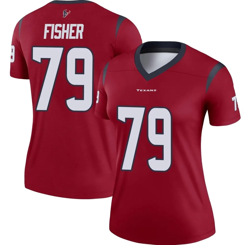 Women's Houston Texans Malik Fisher Nike Legend Red Jersey Women's Houston Texans Malik Fisher Nike Legend Red Jersey
