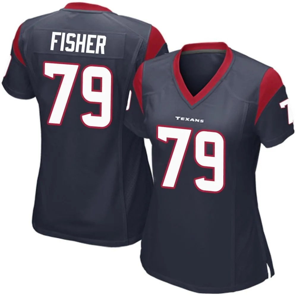 Women's Houston Texans Malik Fisher Nike Team Color Game Navy Blue Jersey Women's Houston Texans Malik Fisher Nike Team Color Game Navy Blue Jersey