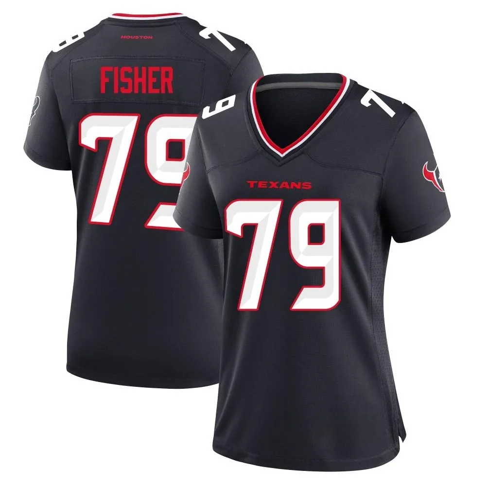 Women's Houston Texans Malik Fisher Nike Team Game Navy Jersey Women's Houston Texans Malik Fisher Nike Team Game Navy Jersey