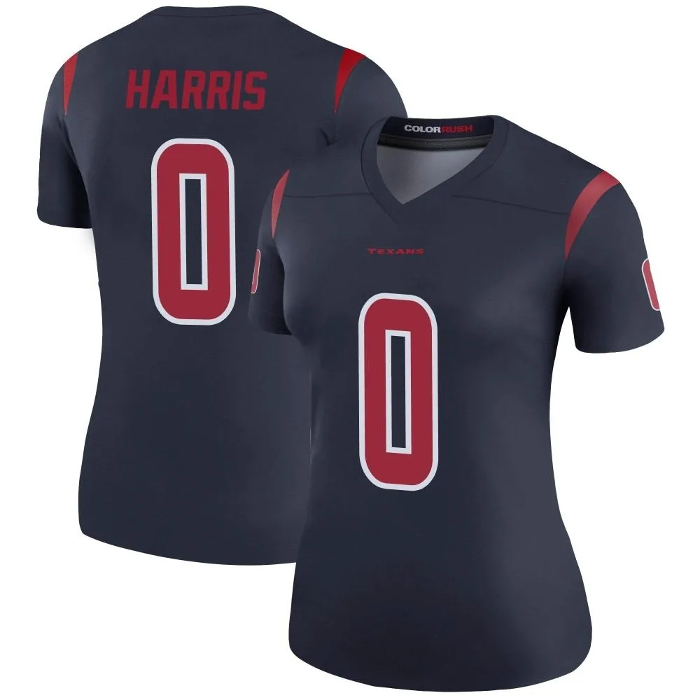 Women's Houston Texans Marcell Harris Nike Color Rush Legend Navy Jersey Women's Houston Texans Marcell Harris Nike Color Rush Legend Navy Jersey