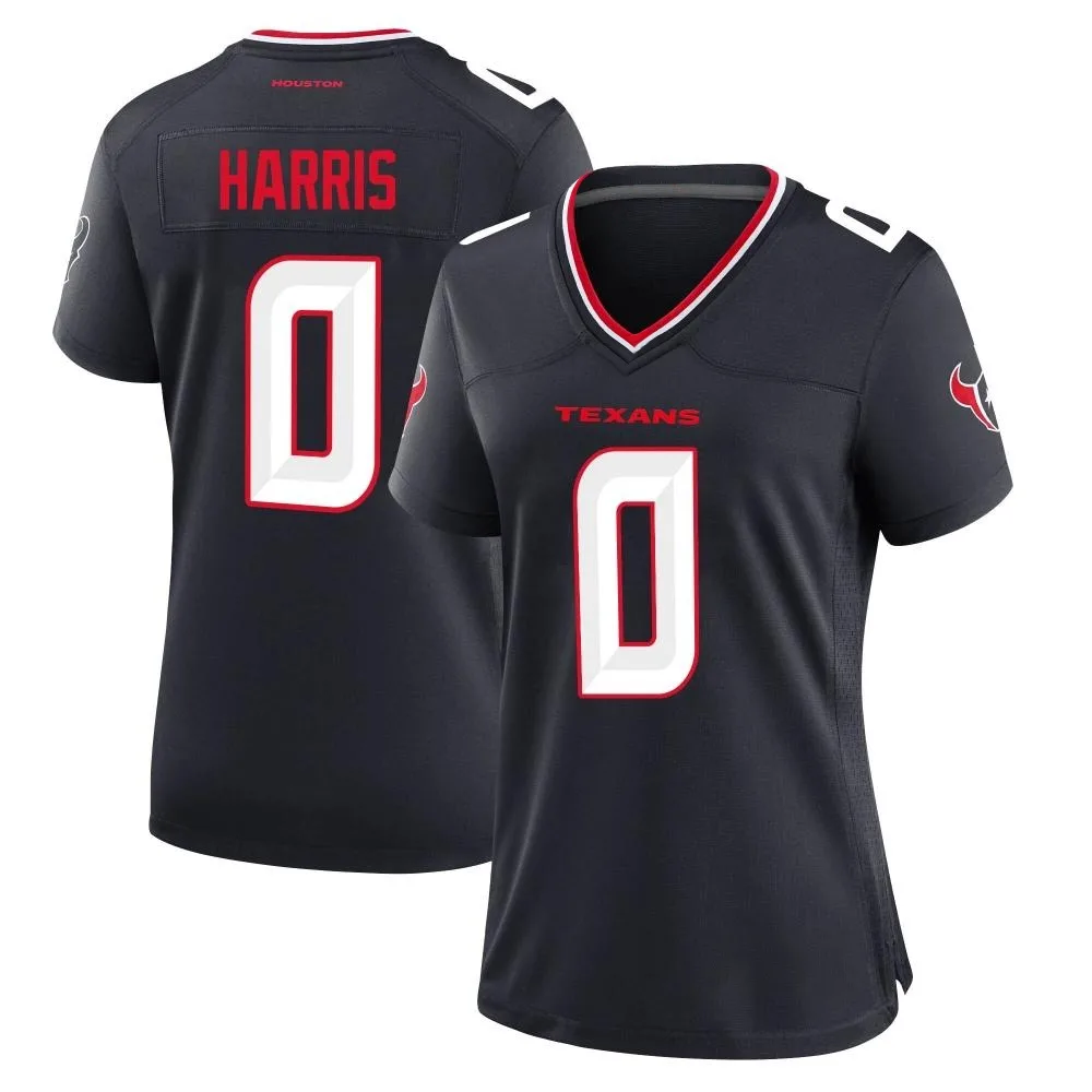 Women's Houston Texans Marcell Harris Nike Team Game Navy Jersey Women's Houston Texans Marcell Harris Nike Team Game Navy Jersey