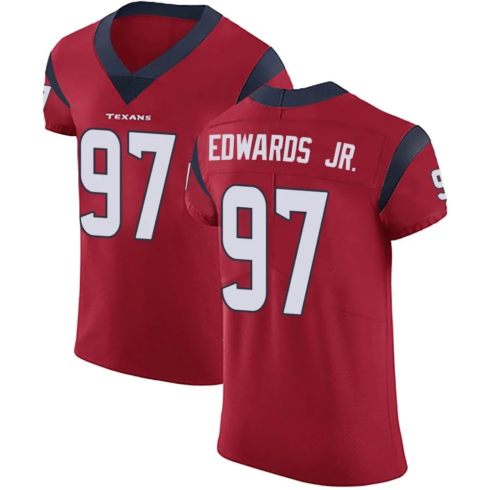 Men's Houston Texans Mario Edwards Jr. Nike Alternate Vapor Untouchable Elite Red Jersey Men's Houston Texans Mario Edwards Jr. Nike Alternate Vapor Untouchable Elite Red Jersey