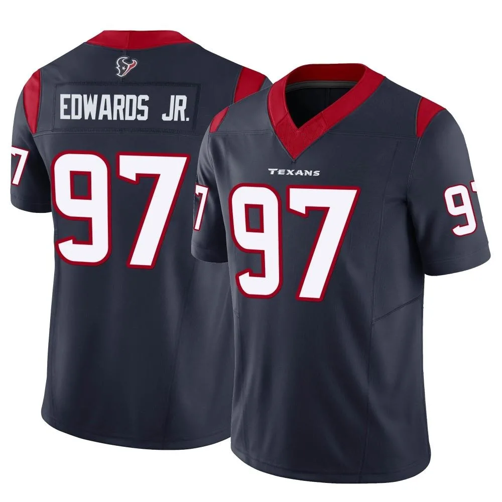 Men's Houston Texans Mario Edwards Jr. Nike Vapor F.U.S.E. Limited Navy Jersey Men's Houston Texans Mario Edwards Jr. Nike Vapor F.U.S.E. Limited Navy Jersey
