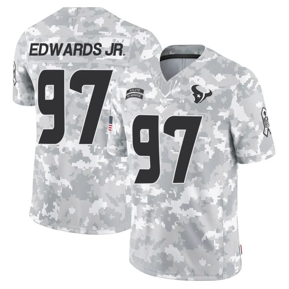 Youth Houston Texans Mario Edwards Jr. Nike 2024 Salute to Service Limited Arctic Camo Jersey Youth Houston Texans Mario Edwards Jr. Nike 2024 Salute to Service Limited Arctic Camo Jersey