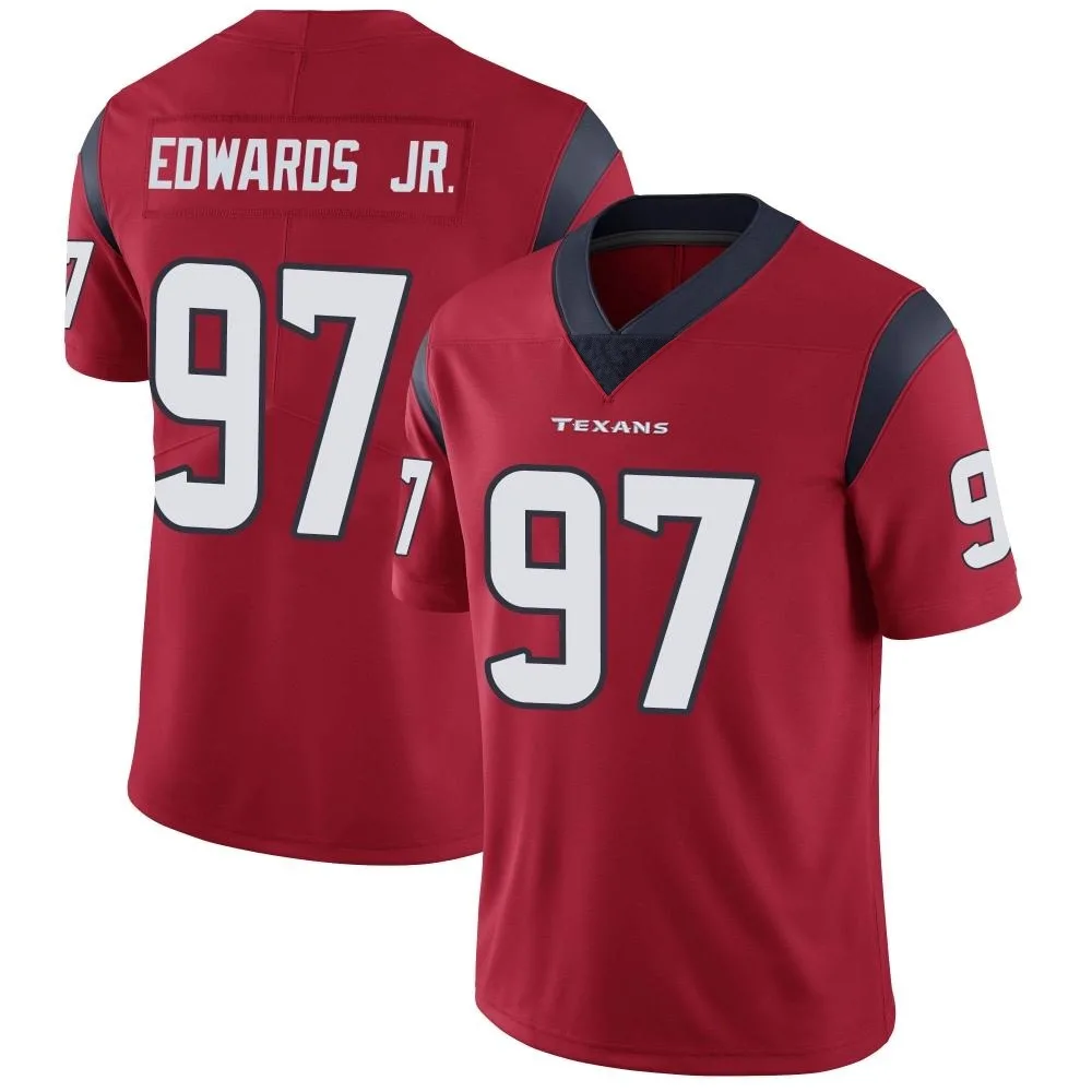 Youth Houston Texans Mario Edwards Jr. Nike Alternate Vapor Untouchable Limited Red Jersey Youth Houston Texans Mario Edwards Jr. Nike Alternate Vapor Untouchable Limited Red Jersey