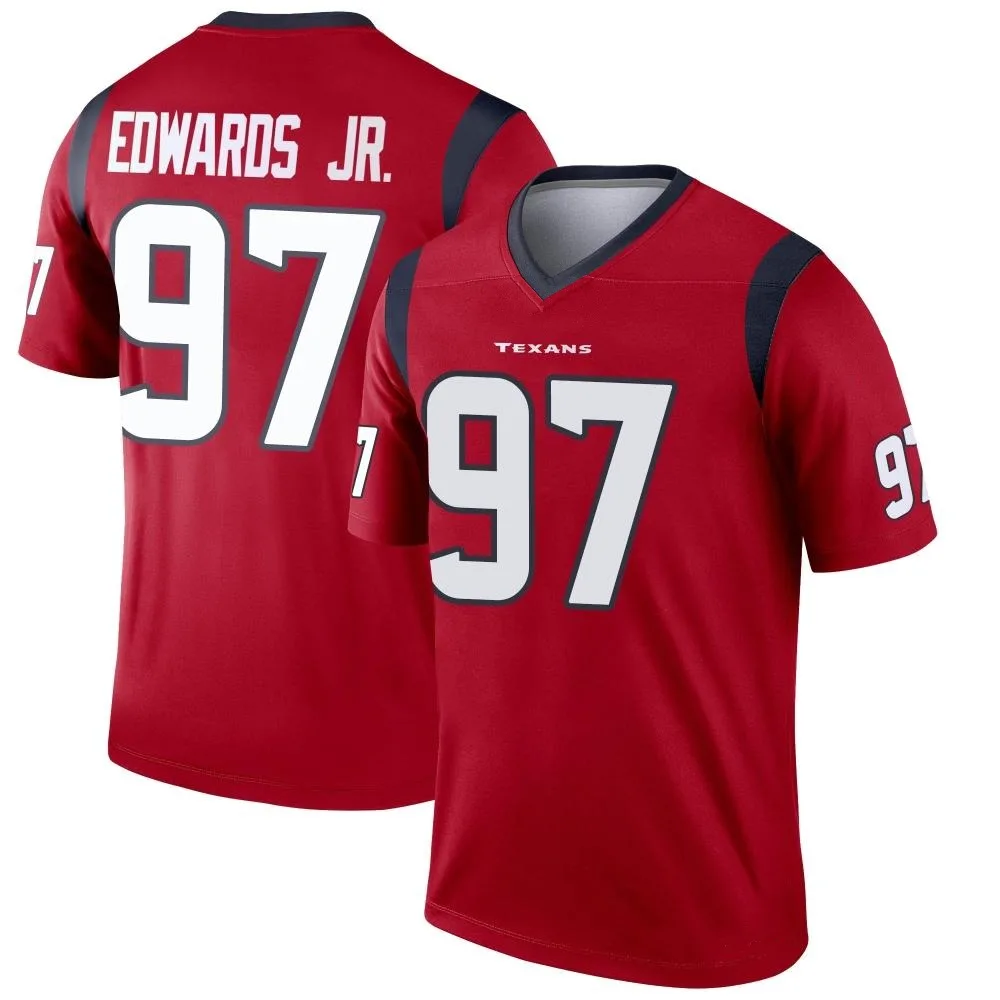 Youth Houston Texans Mario Edwards Jr. Nike Legend Red Jersey Youth Houston Texans Mario Edwards Jr. Nike Legend Red Jersey