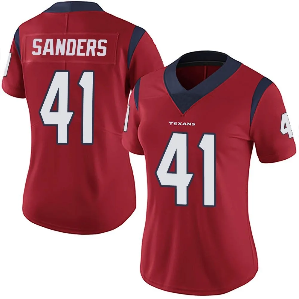 Women's Houston Texans Myjai Sanders Nike Alternate Vapor Untouchable Limited Red Jersey Women's Houston Texans Myjai Sanders Nike Alternate Vapor Untouchable Limited Red Jersey
