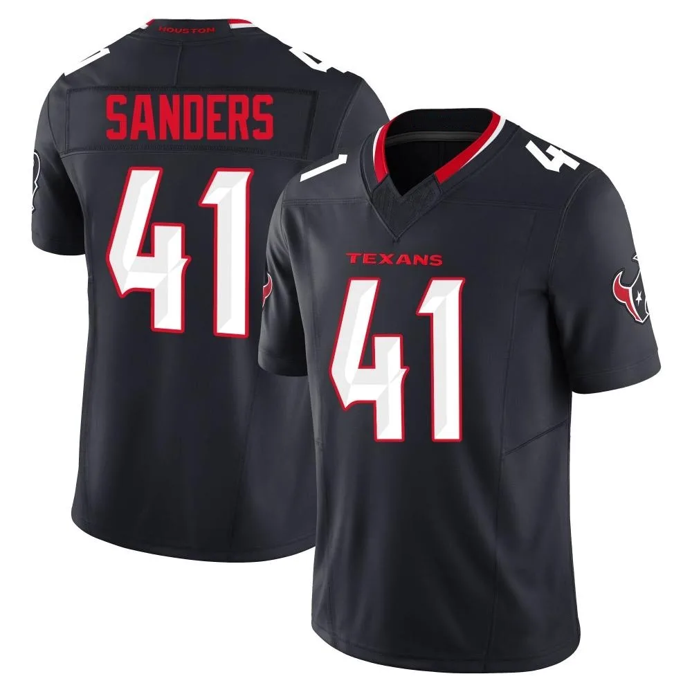 Youth Houston Texans Myjai Sanders Nike Alternate Vapor F.U.S.E. Limited Navy Jersey Youth Houston Texans Myjai Sanders Nike Alternate Vapor F.U.S.E. Limited Navy Jersey