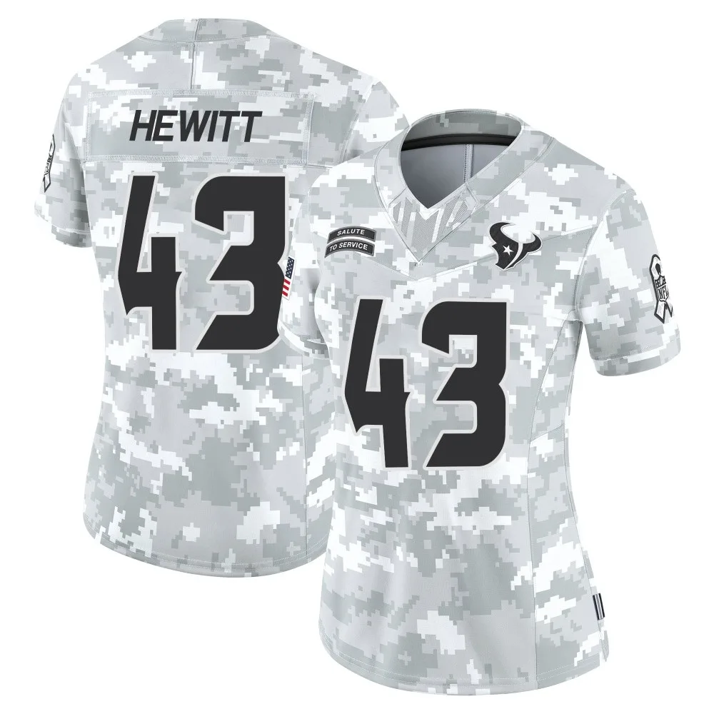Women's Houston Texans Neville Hewitt Nike 2024 Salute to Service Limited Arctic Camo Jersey Women's Houston Texans Neville Hewitt Nike 2024 Salute to Service Limited Arctic Camo Jersey