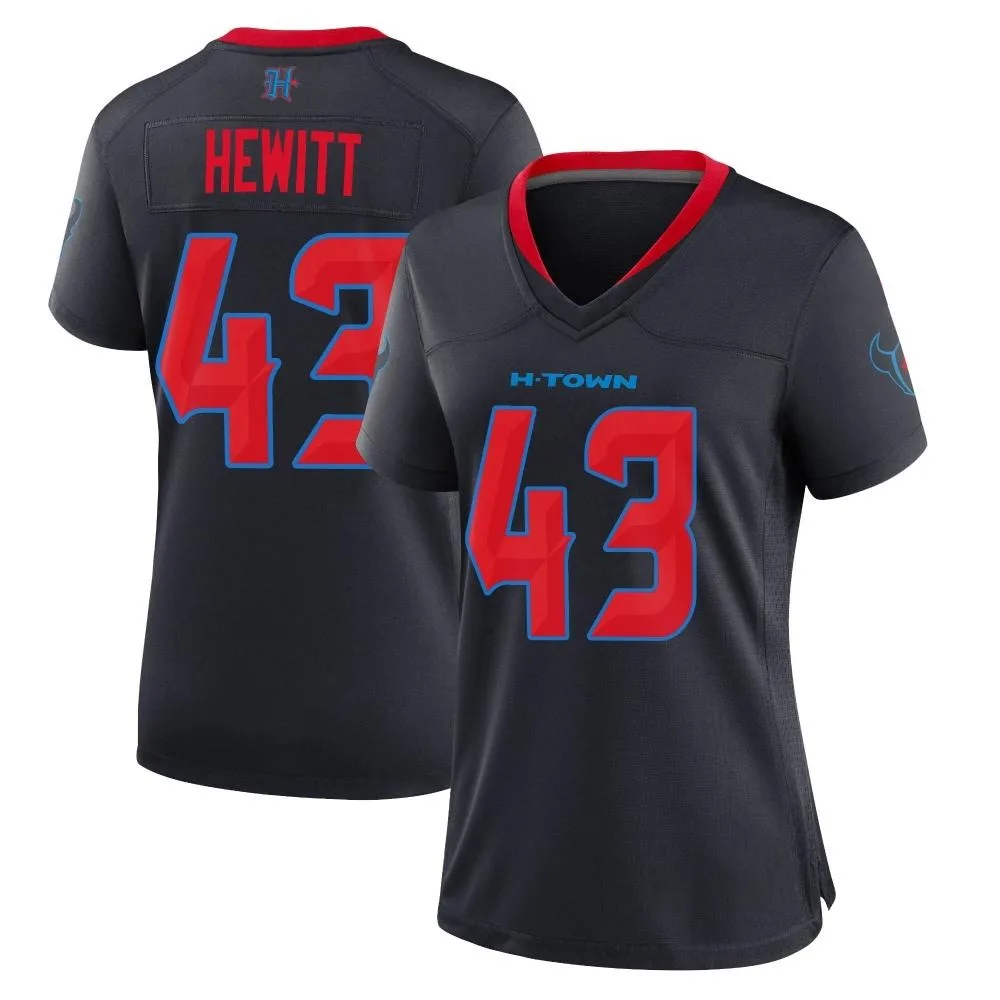 Women's Houston Texans Neville Hewitt Nike 2nd Alternate Game Navy Jersey Women's Houston Texans Neville Hewitt Nike 2nd Alternate Game Navy Jersey