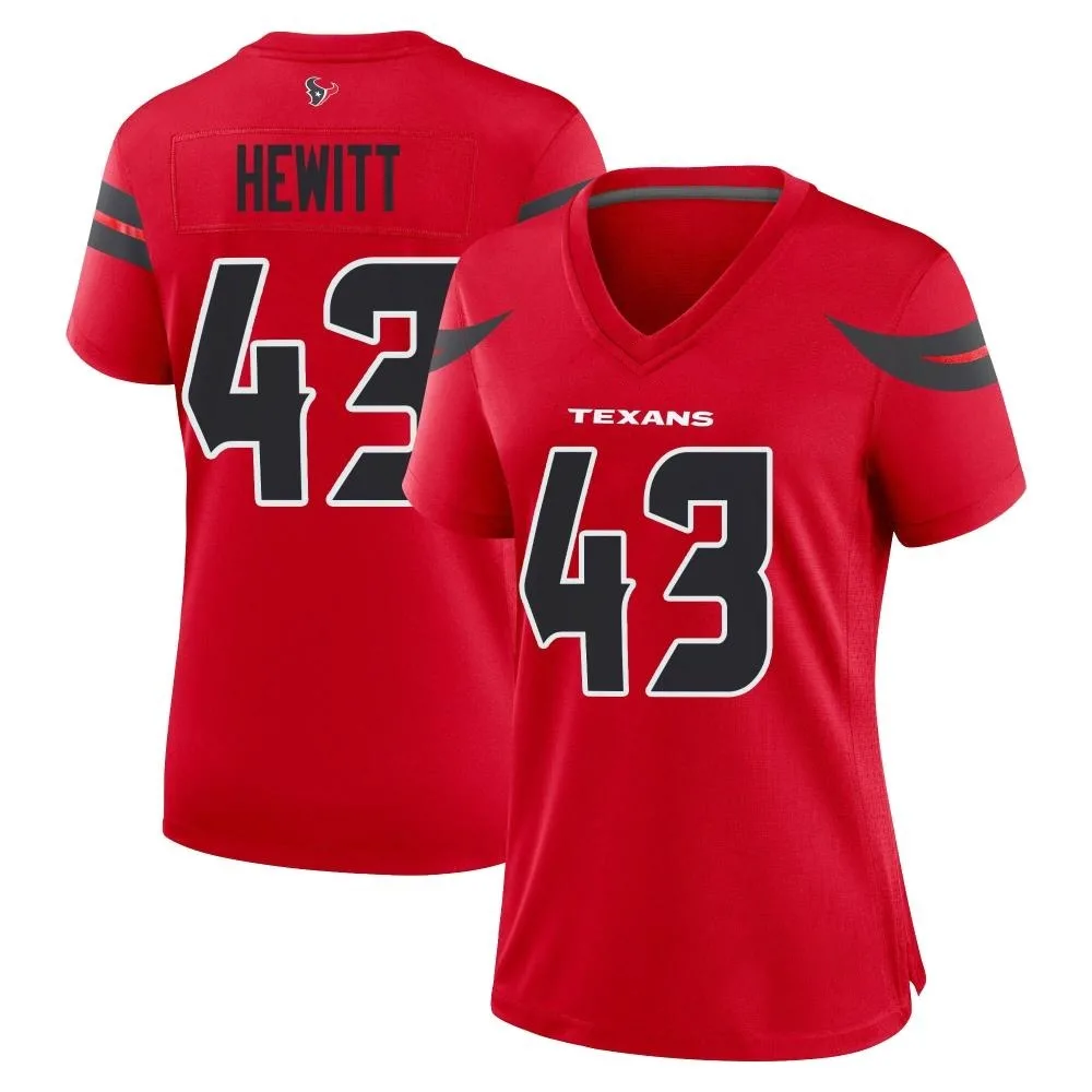 Women's Houston Texans Neville Hewitt Nike Alternate Game Red Jersey Women's Houston Texans Neville Hewitt Nike Alternate Game Red Jersey