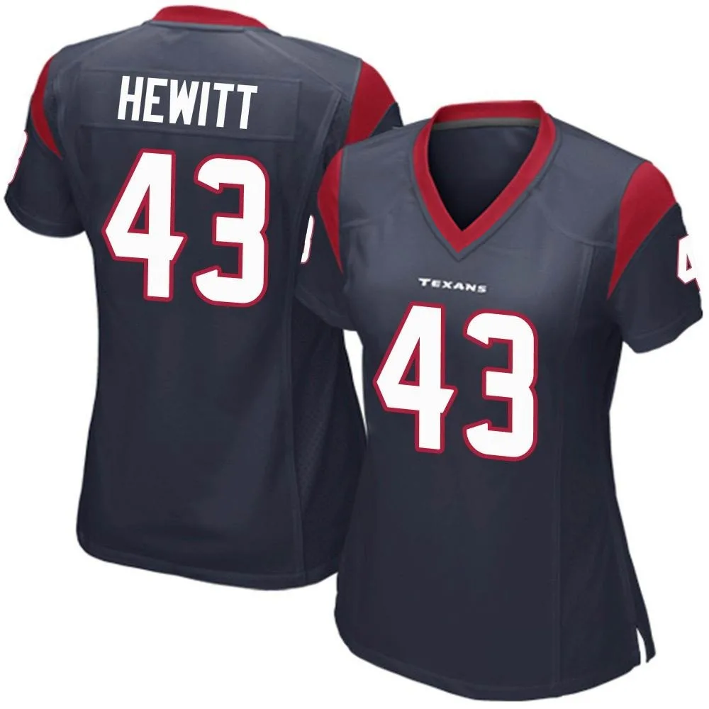 Women's Houston Texans Neville Hewitt Nike Team Color Game Navy Blue Jersey Women's Houston Texans Neville Hewitt Nike Team Color Game Navy Blue Jersey