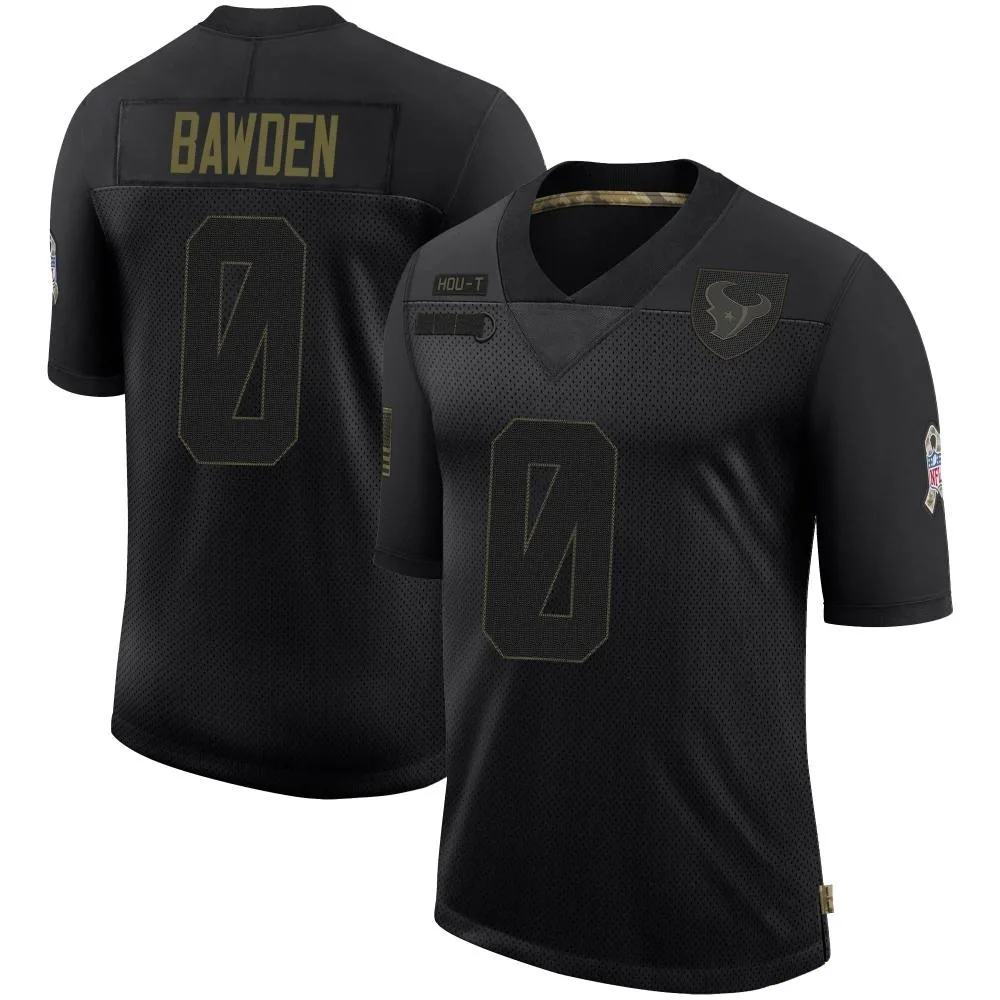 Men's Houston Texans Nick Bawden Nike 2020 Salute To Service Limited Black Jersey Men's Houston Texans Nick Bawden Nike 2020 Salute To Service Limited Black Jersey