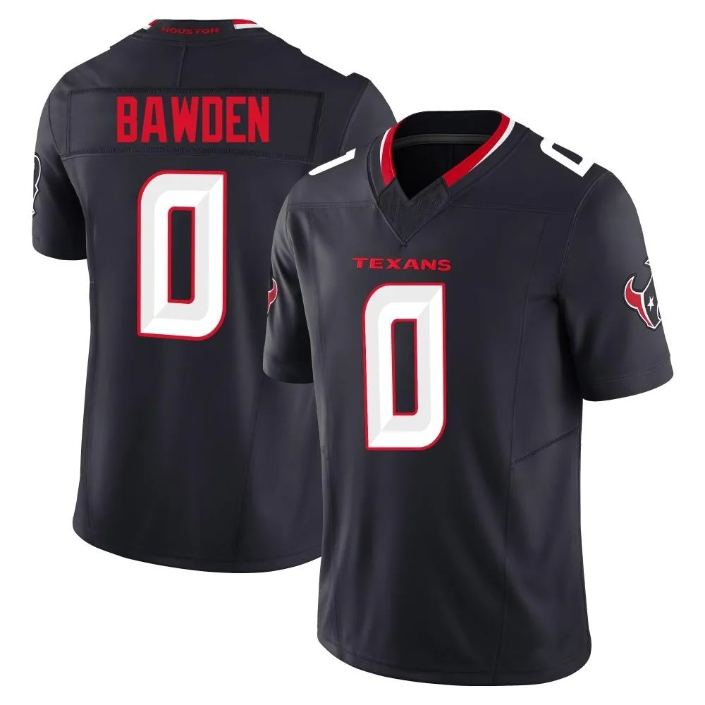 Men's Houston Texans Nick Bawden Nike Alternate Vapor F.U.S.E. Limited Navy Jersey Men's Houston Texans Nick Bawden Nike Alternate Vapor F.U.S.E. Limited Navy Jersey