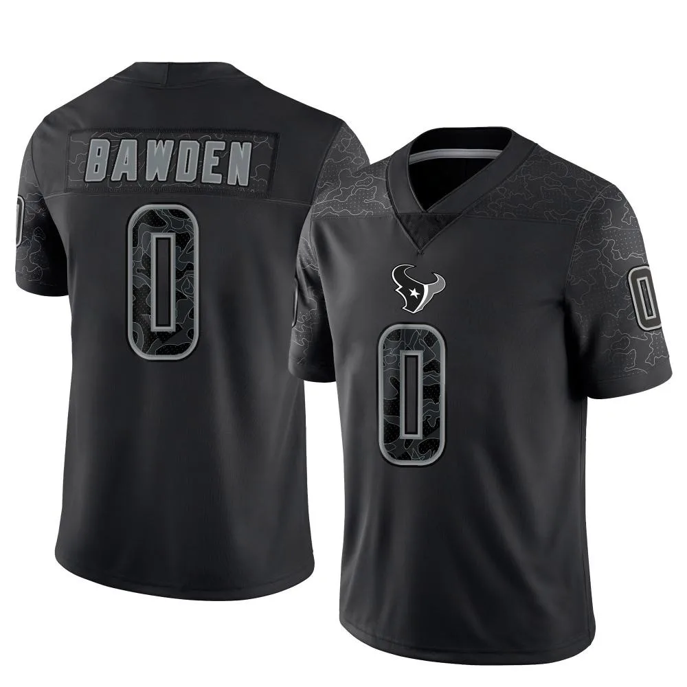 Men's Houston Texans Nick Bawden Nike Reflective Limited Black Jersey Men's Houston Texans Nick Bawden Nike Reflective Limited Black Jersey