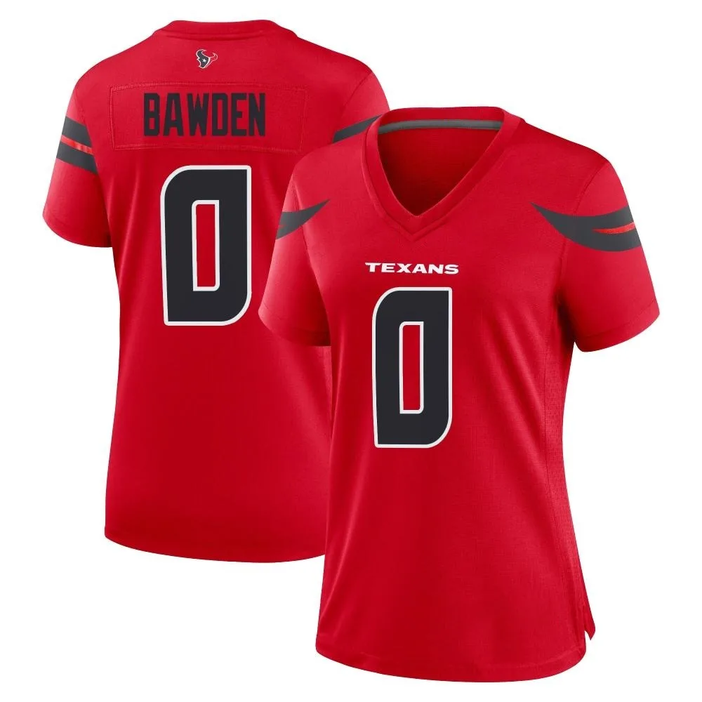 Women's Houston Texans Nick Bawden Nike Alternate Game Red Jersey Women's Houston Texans Nick Bawden Nike Alternate Game Red Jersey