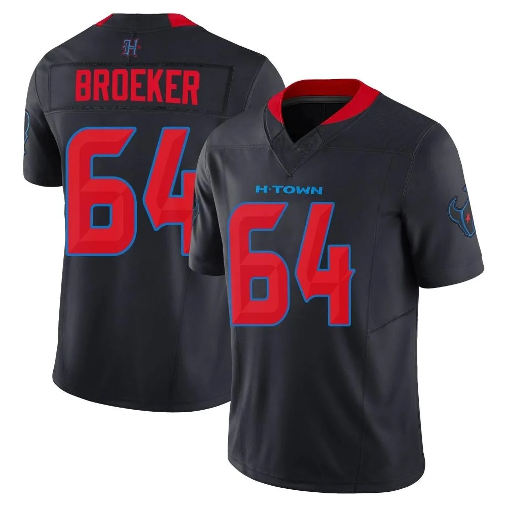 Men's Houston Texans Nick Broeker Nike 2nd Alternate Vapor F.U.S.E. Limited Navy Jersey Men's Houston Texans Nick Broeker Nike 2nd Alternate Vapor F.U.S.E. Limited Navy Jersey