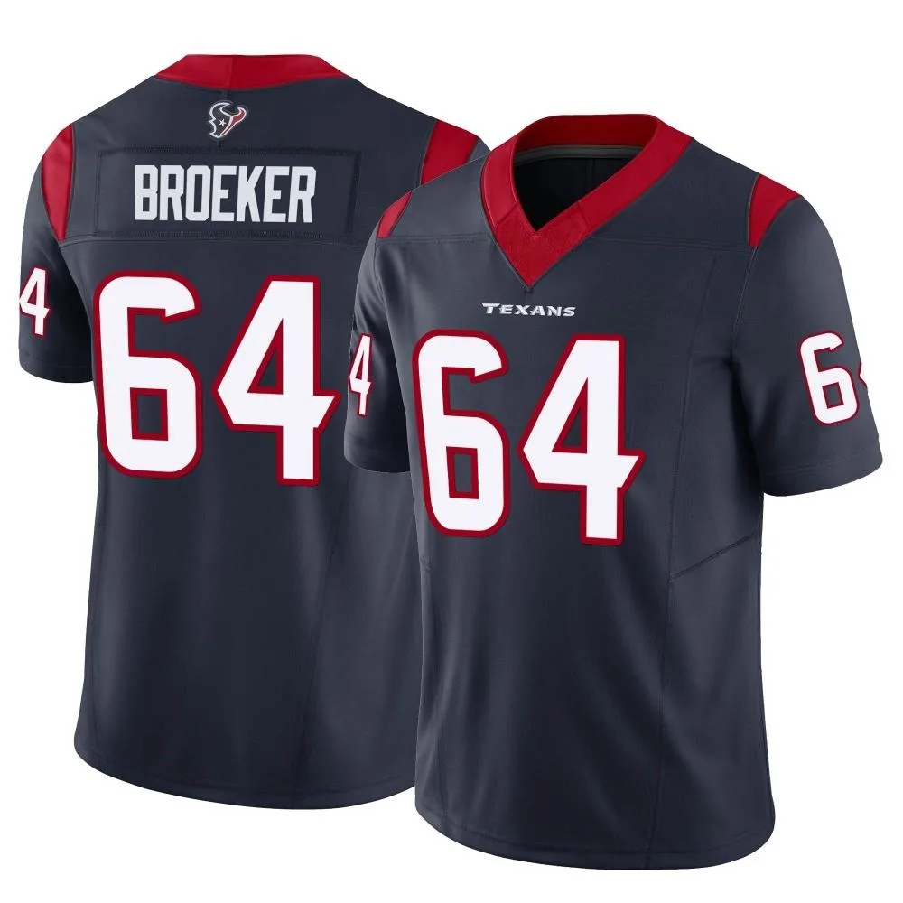Men's Houston Texans Nick Broeker Nike Vapor F.U.S.E. Limited Navy Jersey Men's Houston Texans Nick Broeker Nike Vapor F.U.S.E. Limited Navy Jersey