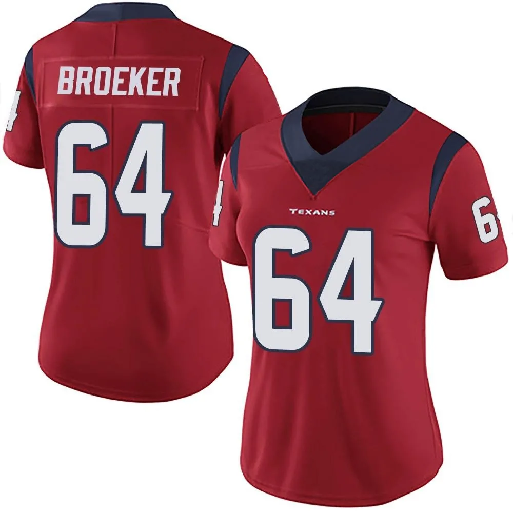 Women's Houston Texans Nick Broeker Nike Alternate Vapor Untouchable Limited Red Jersey Women's Houston Texans Nick Broeker Nike Alternate Vapor Untouchable Limited Red Jersey