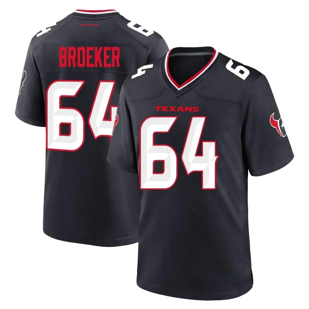 Youth Houston Texans Nick Broeker Nike Team Game Navy Jersey Youth Houston Texans Nick Broeker Nike Team Game Navy Jersey