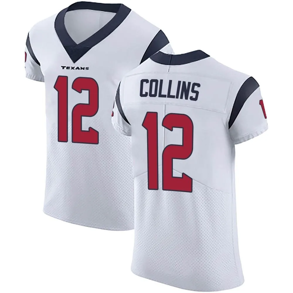 Men's Houston Texans Nico Collins Nike Vapor Untouchable Elite White Jersey Men's Houston Texans Nico Collins Nike Vapor Untouchable Elite White Jersey