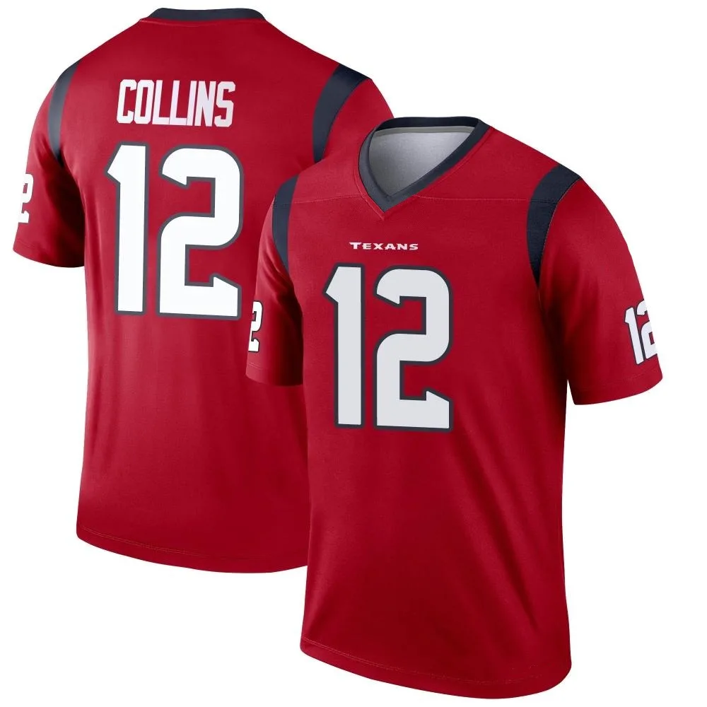 Youth Houston Texans Nico Collins Nike Legend Red Jersey Youth Houston Texans Nico Collins Nike Legend Red Jersey
