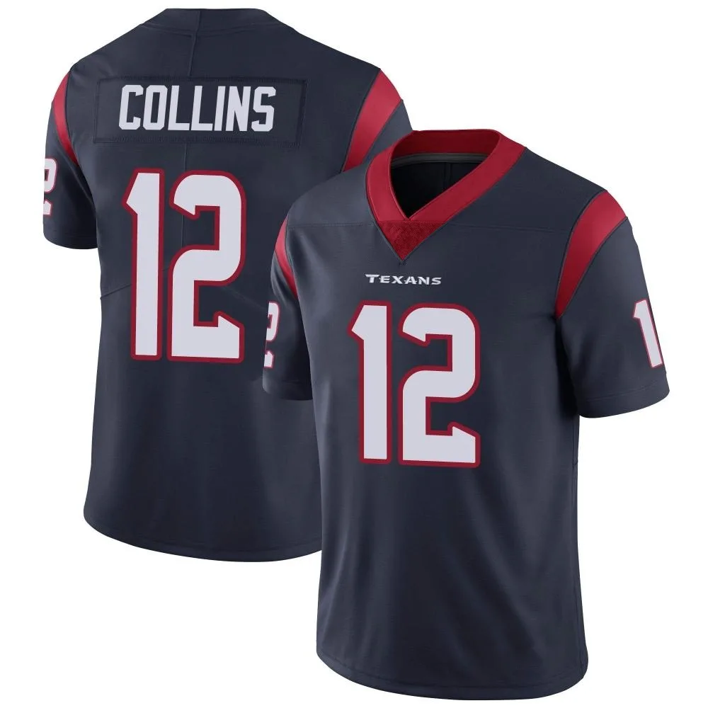 Youth Houston Texans Nico Collins Nike Team Color Vapor Untouchable Limited Navy Blue Jersey Youth Houston Texans Nico Collins Nike Team Color Vapor Untouchable Limited Navy Blue Jersey