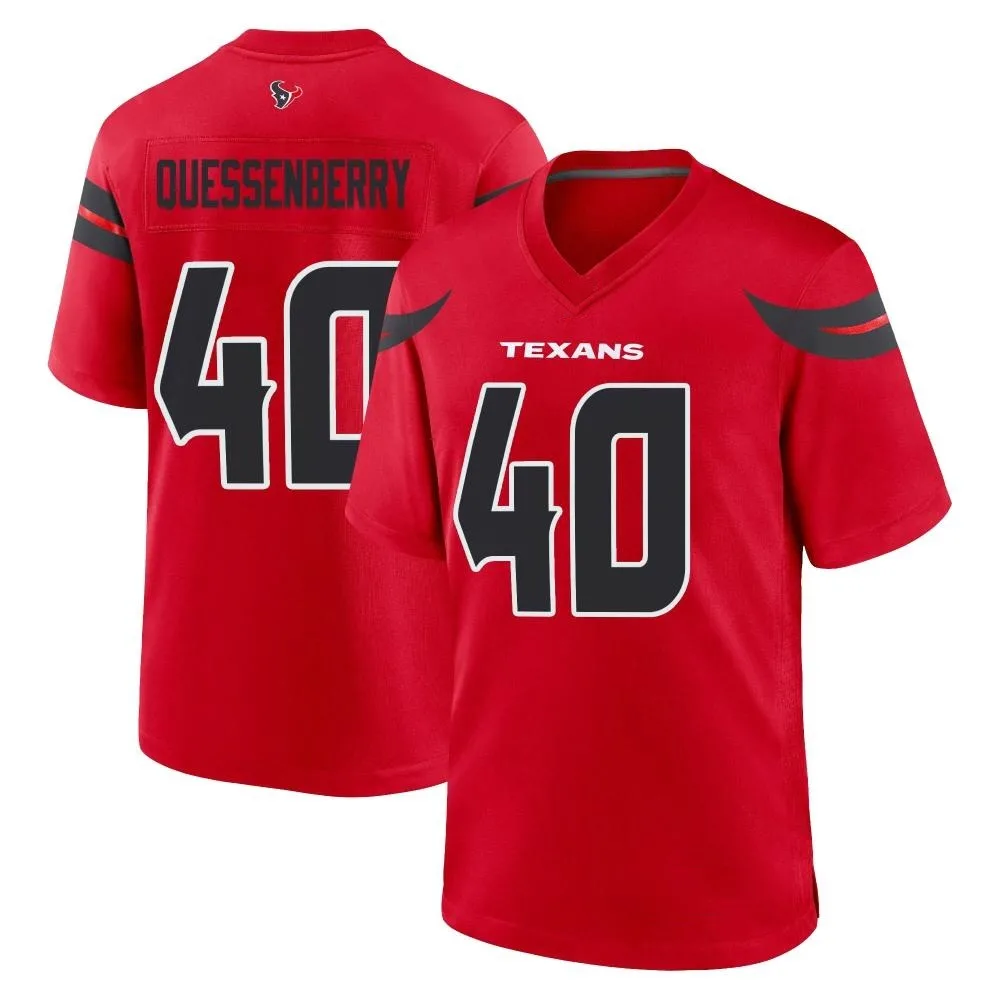 Men's Houston Texans Paul Quessenberry Nike Alternate Game Red Jersey Men's Houston Texans Paul Quessenberry Nike Alternate Game Red Jersey