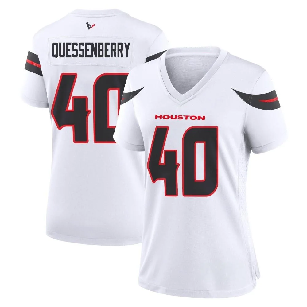 Women's Houston Texans Paul Quessenberry Nike Game White Jersey Women's Houston Texans Paul Quessenberry Nike Game White Jersey