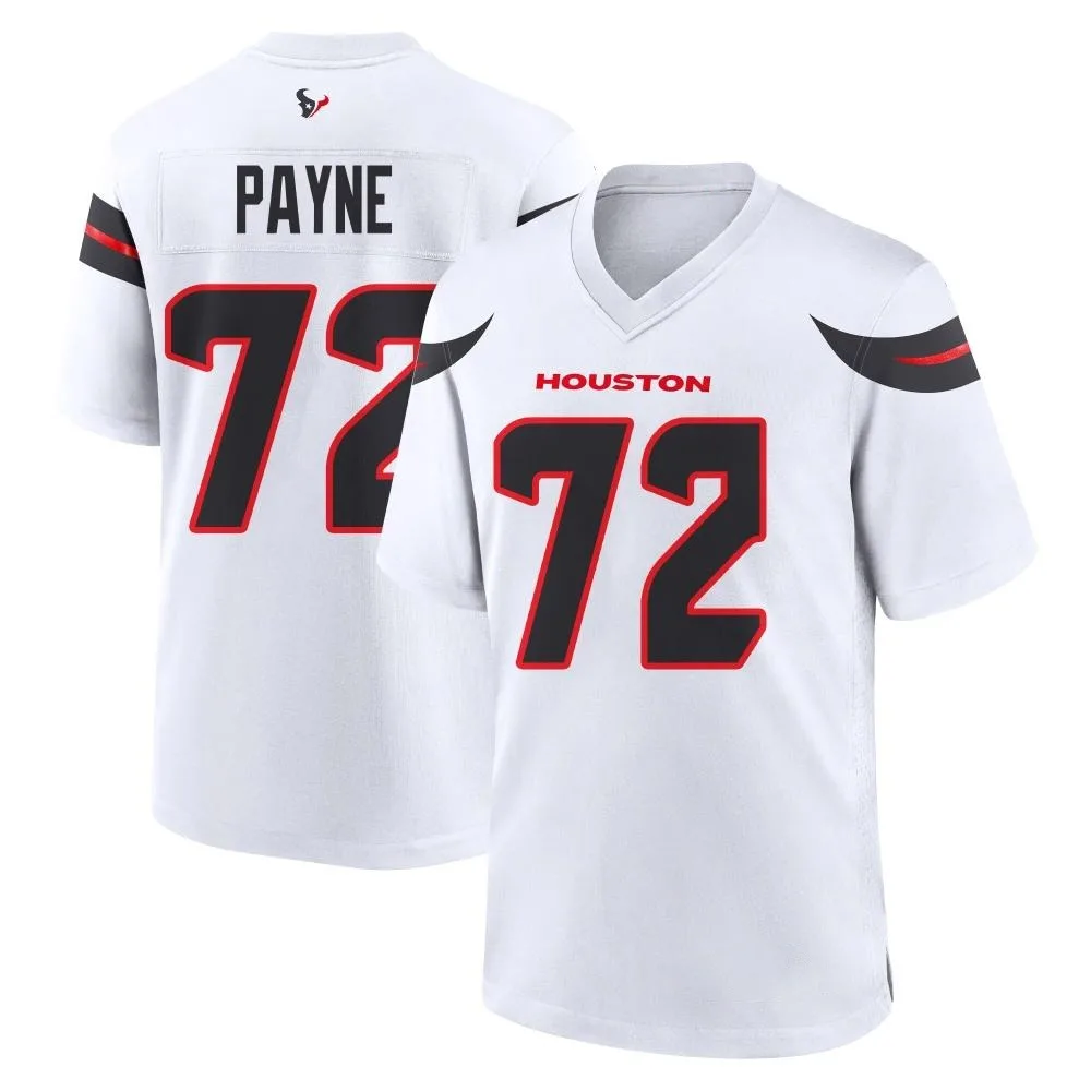 Men's Houston Texans Pheldarius Payne Nike Game White Jersey Men's Houston Texans Pheldarius Payne Nike Game White Jersey