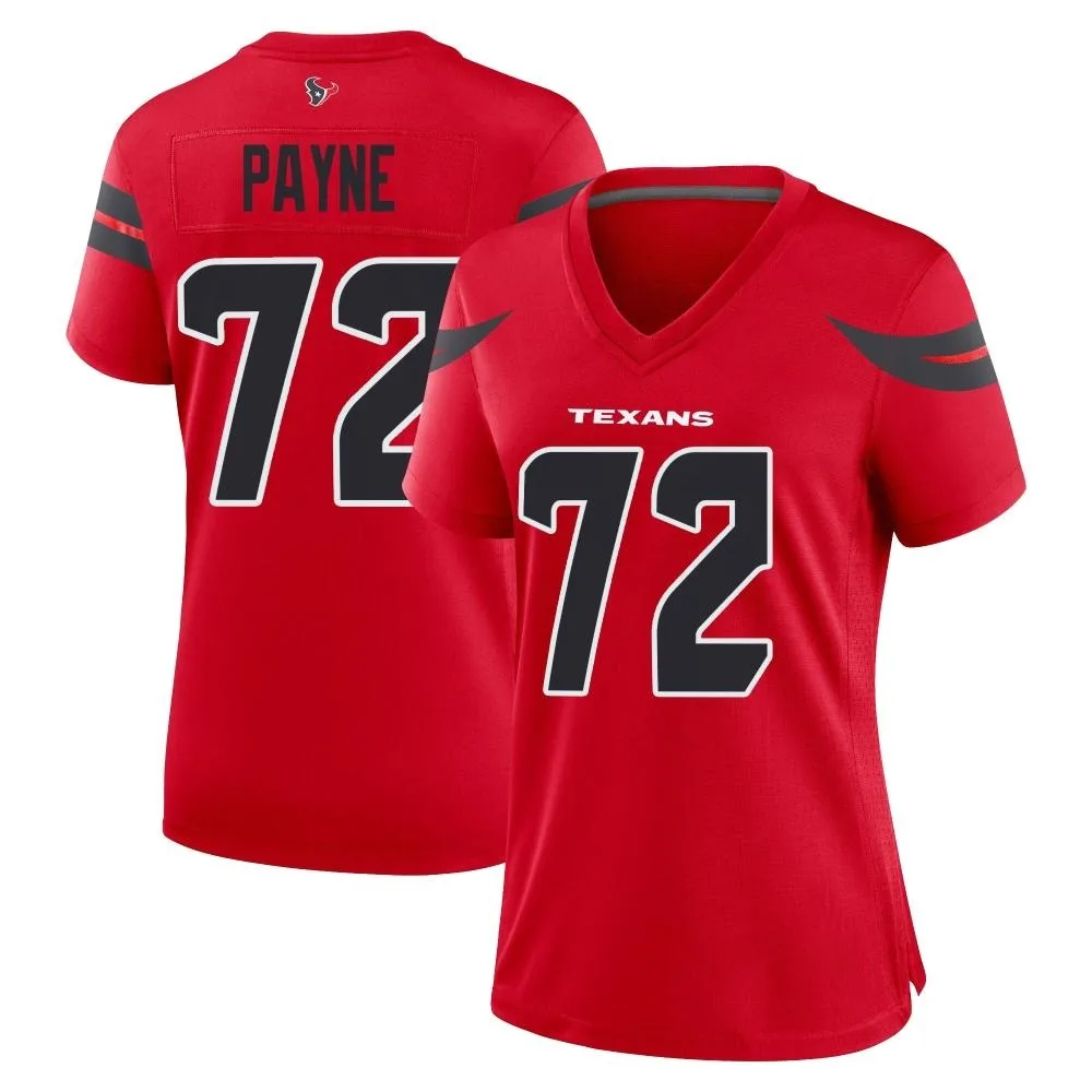 Women's Houston Texans Pheldarius Payne Nike Alternate Game Red Jersey Women's Houston Texans Pheldarius Payne Nike Alternate Game Red Jersey