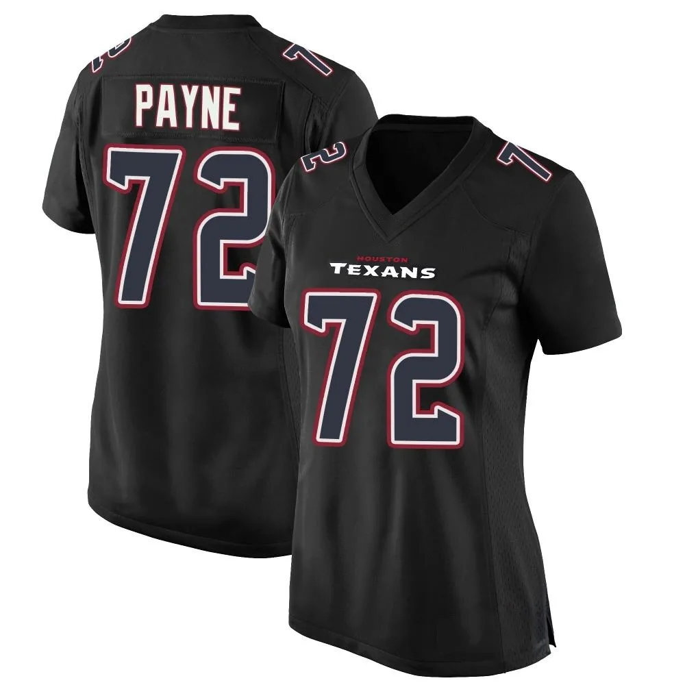 Women's Houston Texans Pheldarius Payne Nike Fashion Game Black Jersey Women's Houston Texans Pheldarius Payne Nike Fashion Game Black Jersey