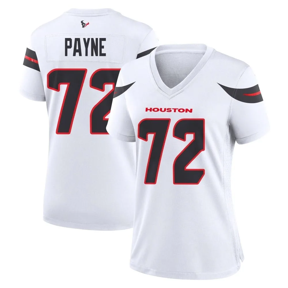 Women's Houston Texans Pheldarius Payne Nike Game White Jersey Women's Houston Texans Pheldarius Payne Nike Game White Jersey