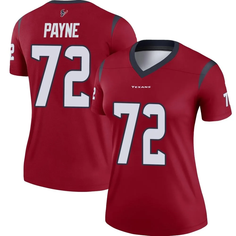 Women's Houston Texans Pheldarius Payne Nike Legend Red Jersey Women's Houston Texans Pheldarius Payne Nike Legend Red Jersey
