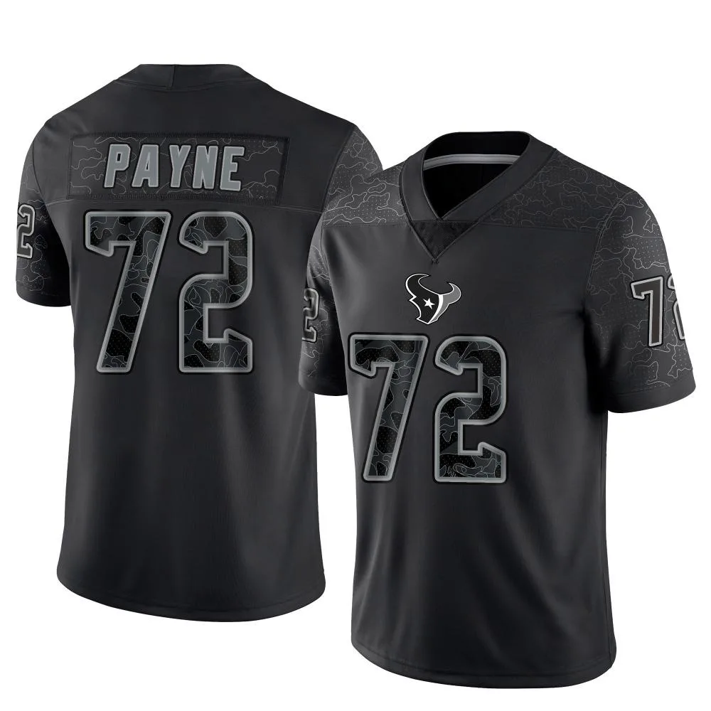 Youth Houston Texans Pheldarius Payne Nike Reflective Limited Black Jersey Youth Houston Texans Pheldarius Payne Nike Reflective Limited Black Jersey
