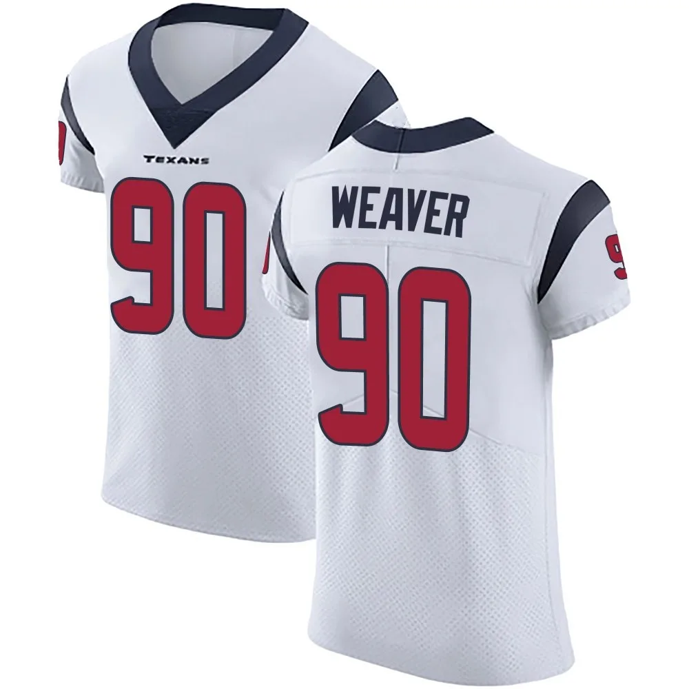 Men's Houston Texans Rashad Weaver Nike Vapor Untouchable Elite White Jersey Men's Houston Texans Rashad Weaver Nike Vapor Untouchable Elite White Jersey