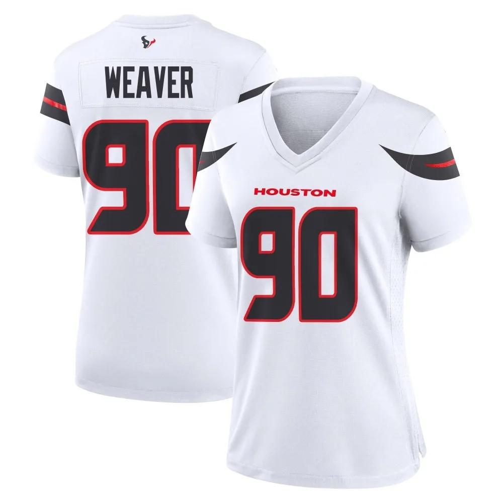 Women's Houston Texans Rashad Weaver Nike Game White Jersey Women's Houston Texans Rashad Weaver Nike Game White Jersey