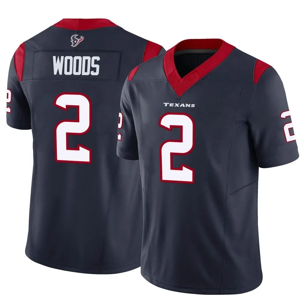 Men's Houston Texans Robert Woods Nike Vapor F.U.S.E. Limited Navy Jersey Men's Houston Texans Robert Woods Nike Vapor F.U.S.E. Limited Navy Jersey