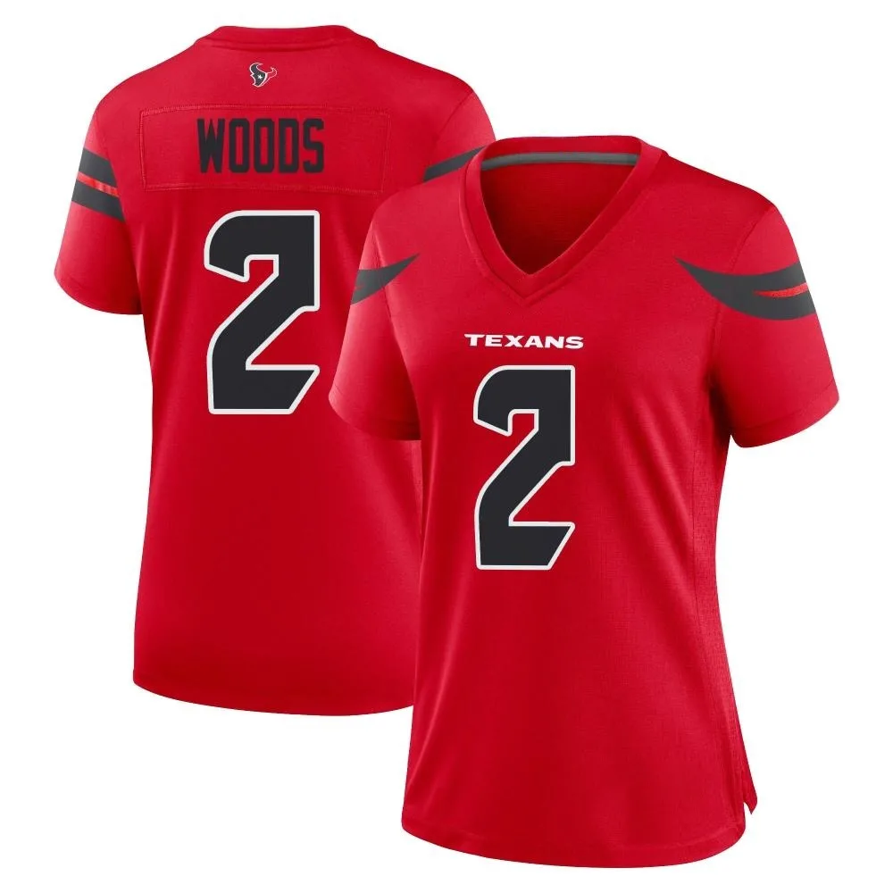 Women's Houston Texans Robert Woods Nike Alternate Game Red Jersey Women's Houston Texans Robert Woods Nike Alternate Game Red Jersey