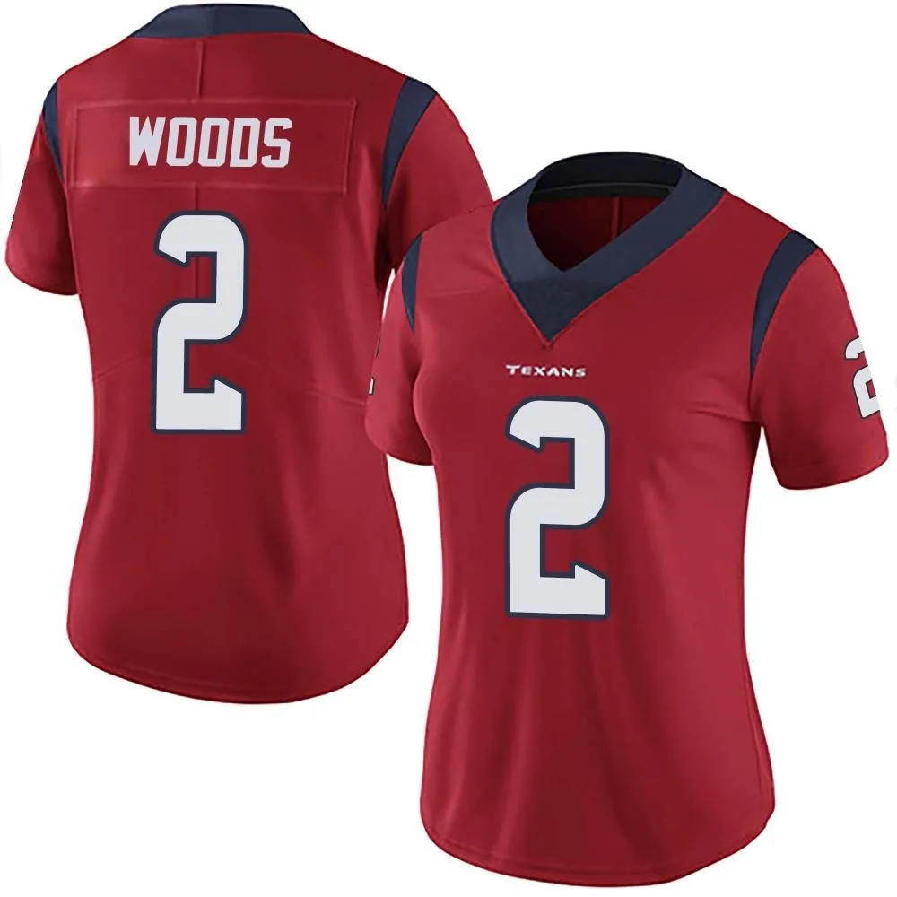 Women's Houston Texans Robert Woods Nike Alternate Vapor Untouchable Limited Red Jersey Women's Houston Texans Robert Woods Nike Alternate Vapor Untouchable Limited Red Jersey