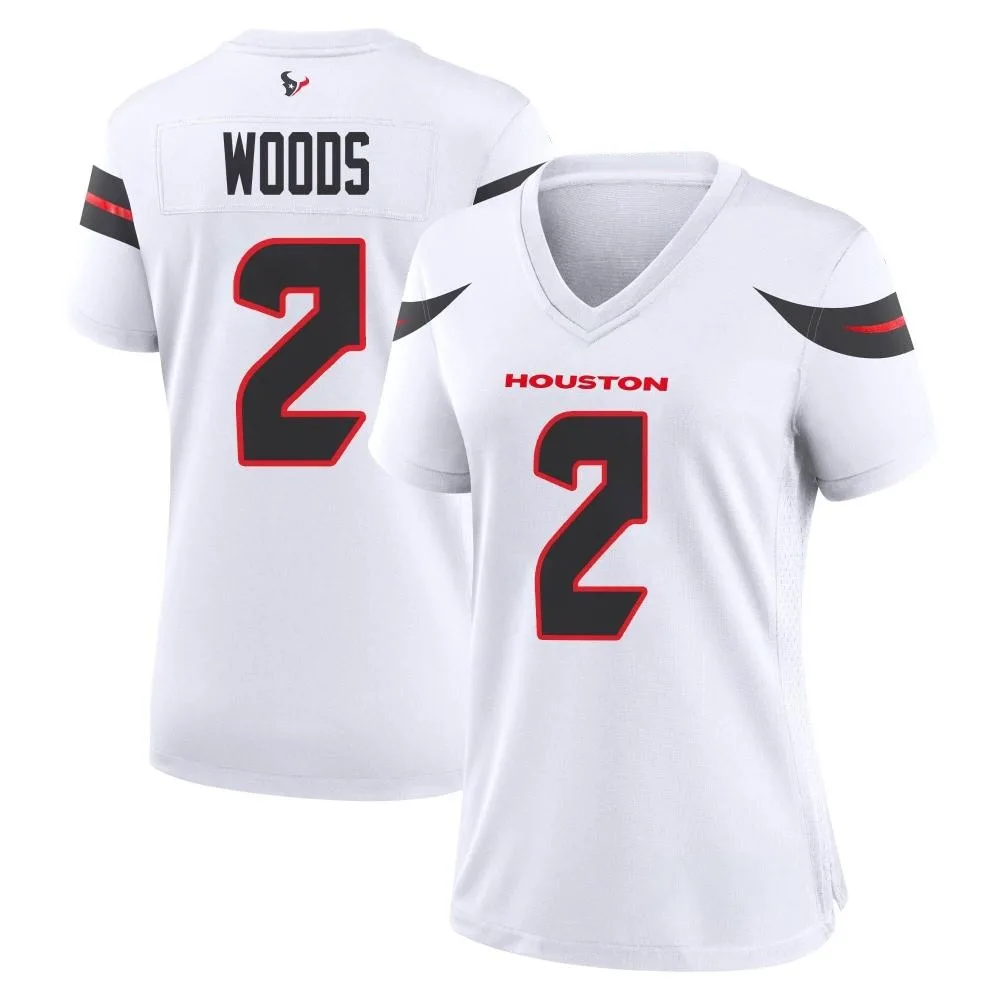 Women's Houston Texans Robert Woods Nike Game White Jersey Women's Houston Texans Robert Woods Nike Game White Jersey