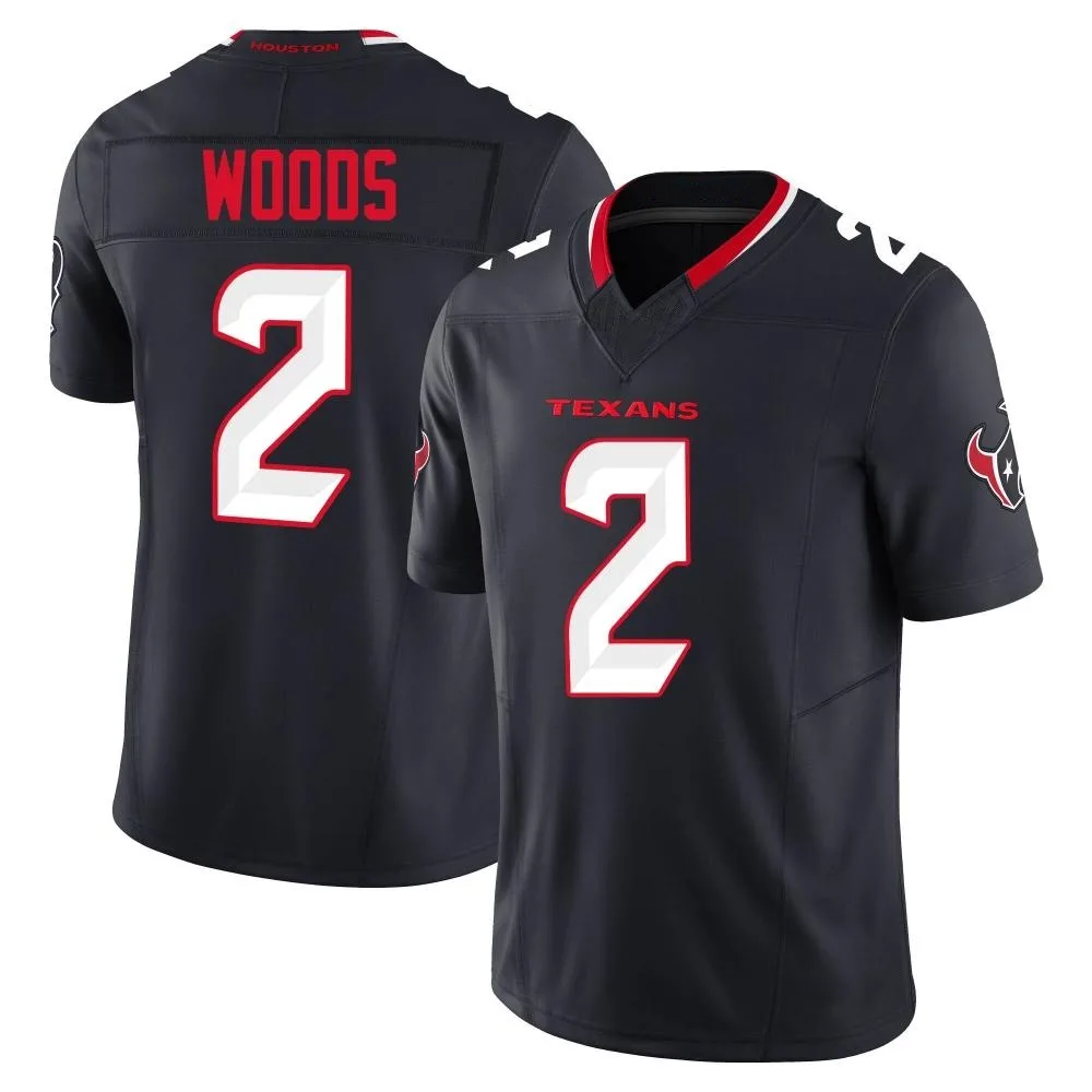 Youth Houston Texans Robert Woods Nike Alternate Vapor F.U.S.E. Limited Navy Jersey Youth Houston Texans Robert Woods Nike Alternate Vapor F.U.S.E. Limited Navy Jersey