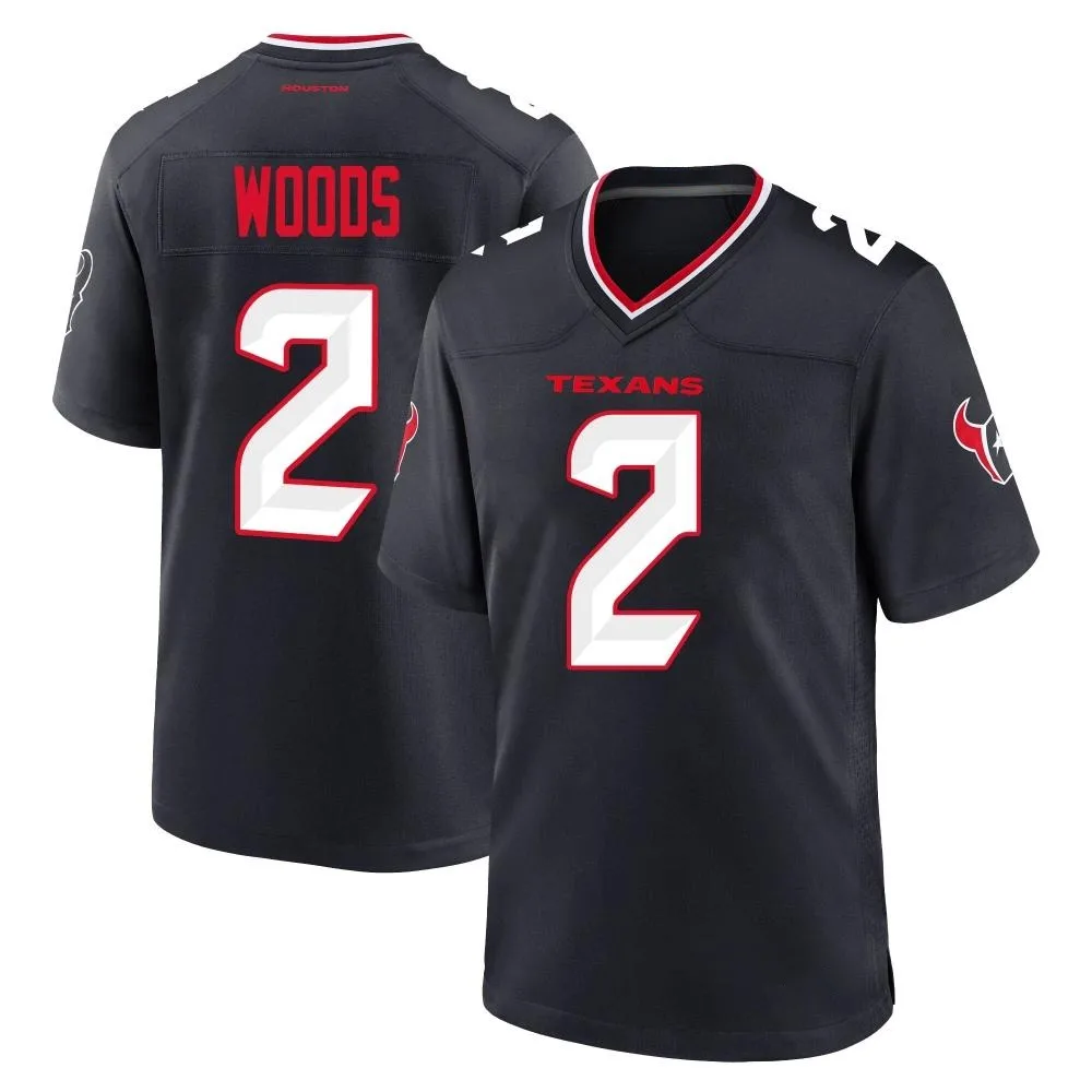 Youth Houston Texans Robert Woods Nike Team Game Navy Jersey Youth Houston Texans Robert Woods Nike Team Game Navy Jersey