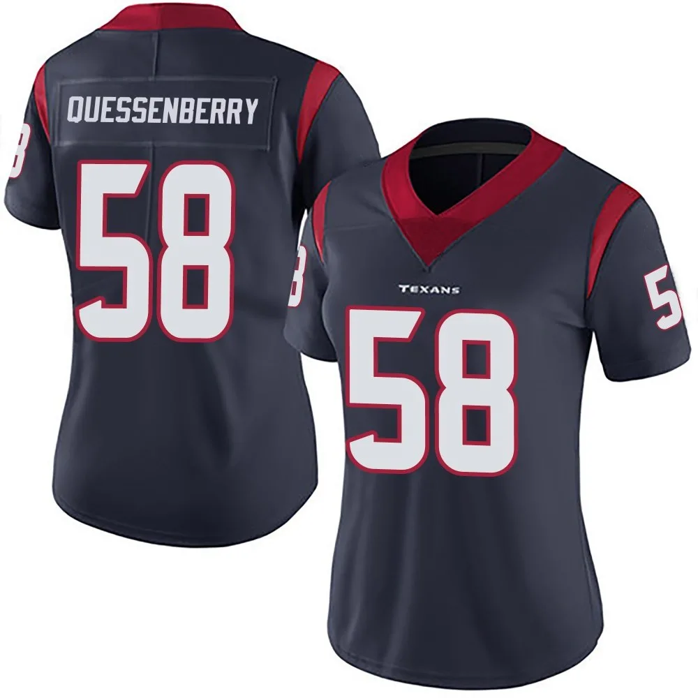 Women's Houston Texans Scott Quessenberry Nike Team Color Vapor Untouchable Limited Navy Blue Jersey Women's Houston Texans Scott Quessenberry Nike Team Color Vapor Untouchable Limited Navy Blue Jersey