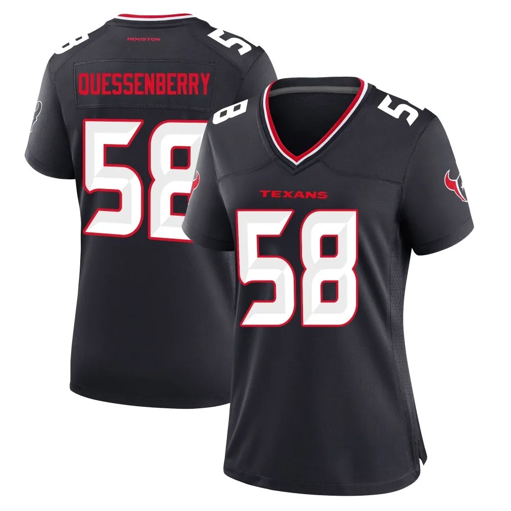 Women's Houston Texans Scott Quessenberry Nike Team Game Navy Jersey Women's Houston Texans Scott Quessenberry Nike Team Game Navy Jersey