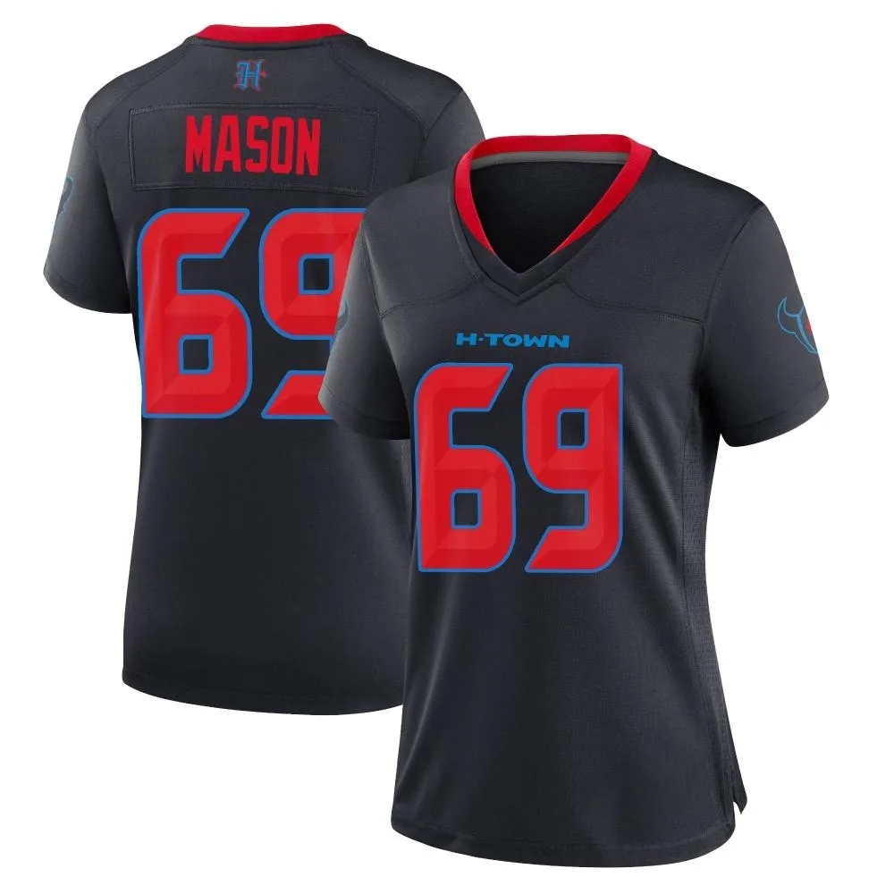 Women's Houston Texans Shaq Mason Nike 2nd Alternate Game Navy Jersey Women's Houston Texans Shaq Mason Nike 2nd Alternate Game Navy Jersey