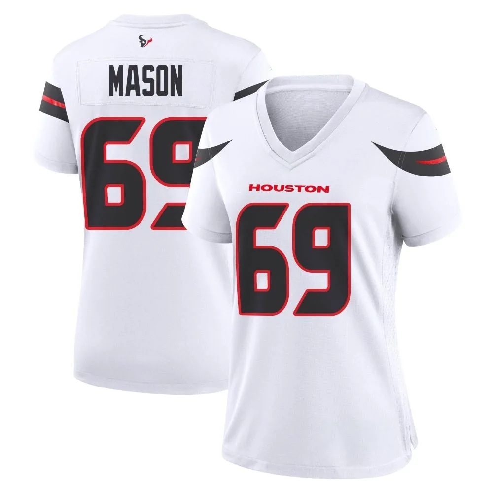 Women's Houston Texans Shaq Mason Nike Game White Jersey Women's Houston Texans Shaq Mason Nike Game White Jersey
